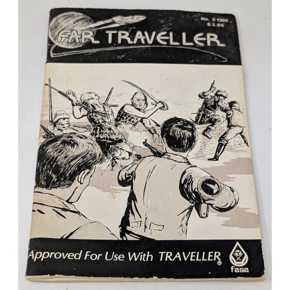 FASA GDW Far Traveller Magazine Issue 2‎ RPG Game Journey To Rejhappur
